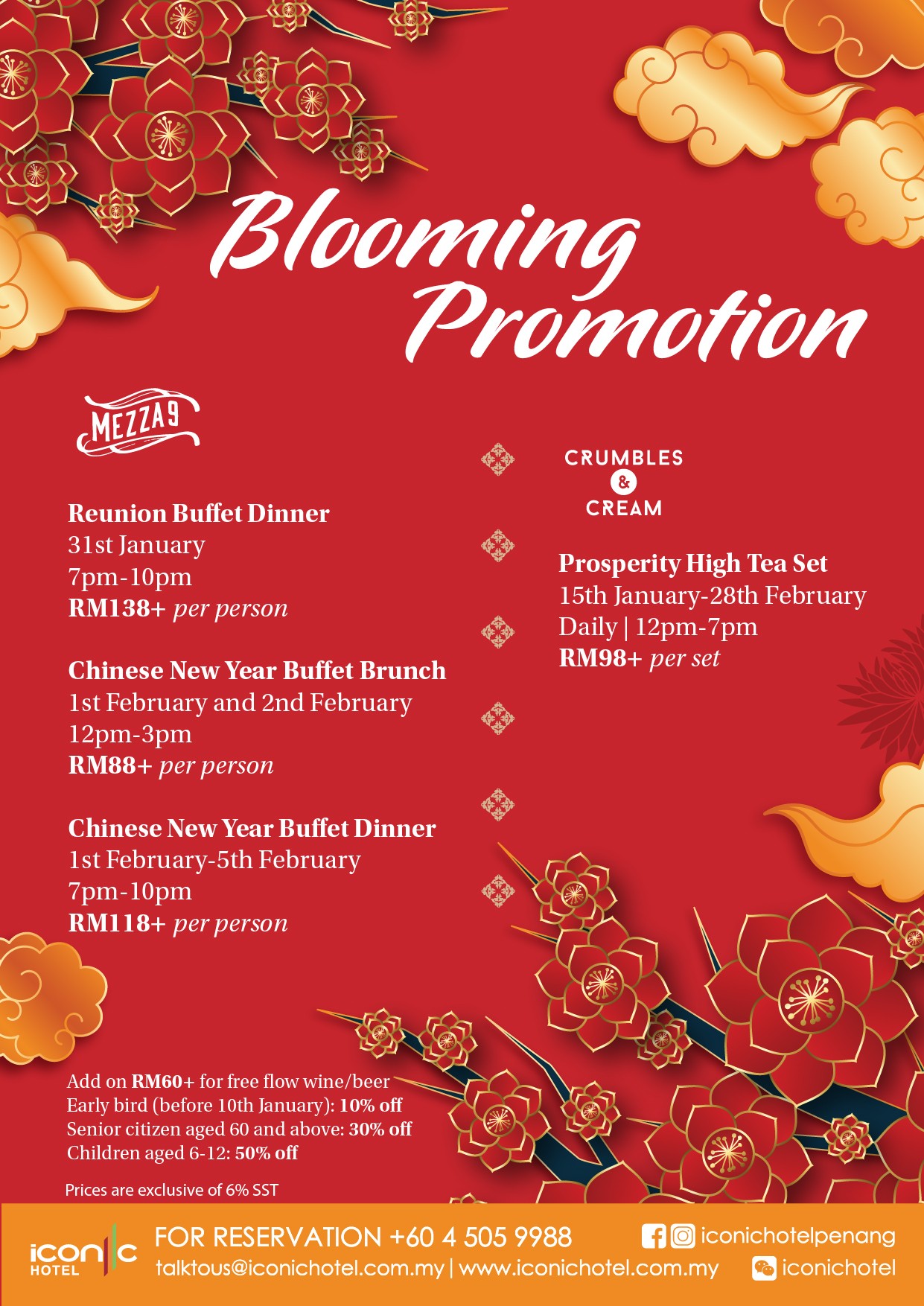 Blooming promotion by Iconic Hotel