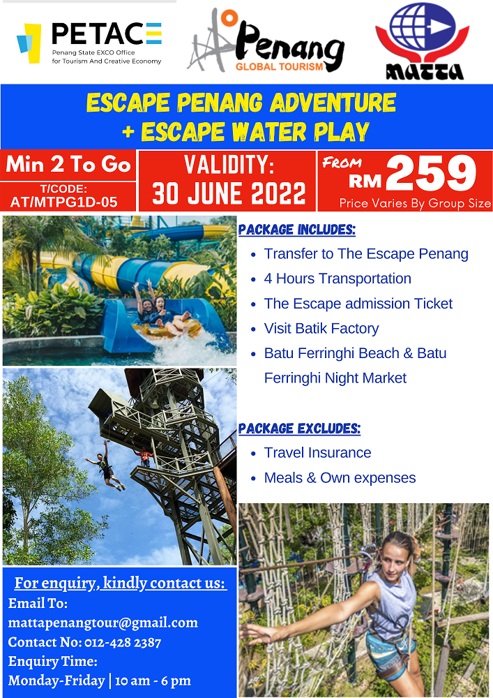 Escape Penang Adventure + Escape Water Play