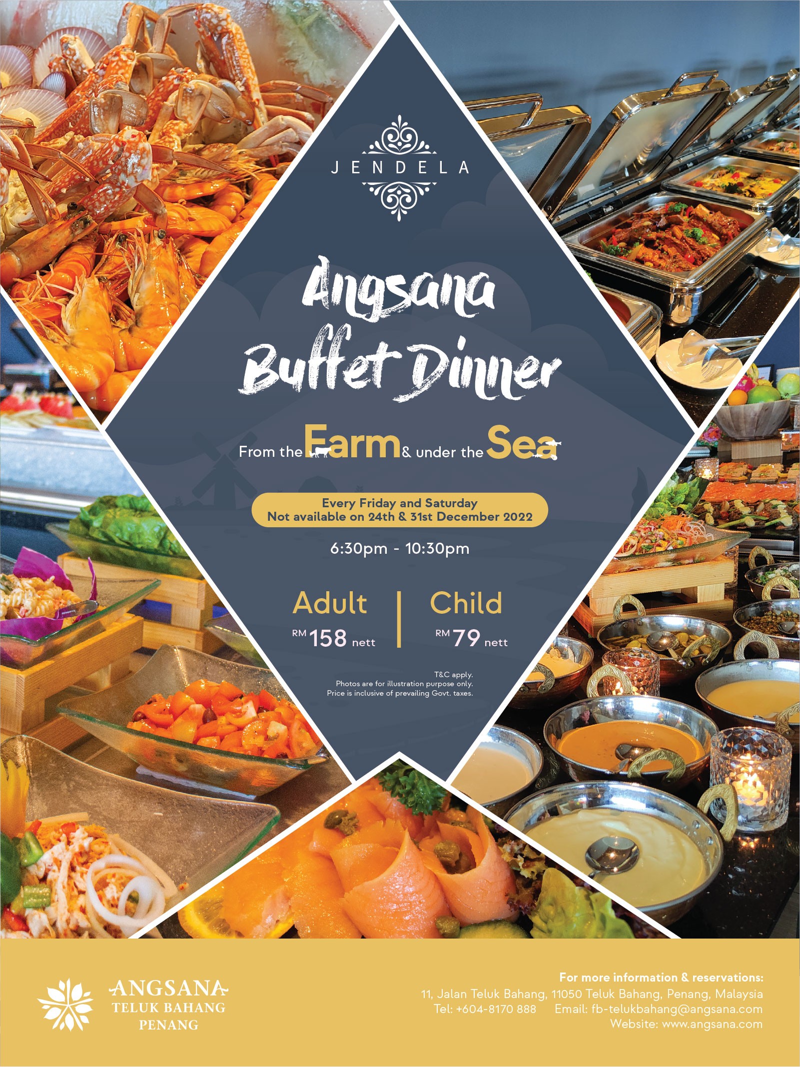 Angsana Buffet Dinner by Angsana Teluk Bahang