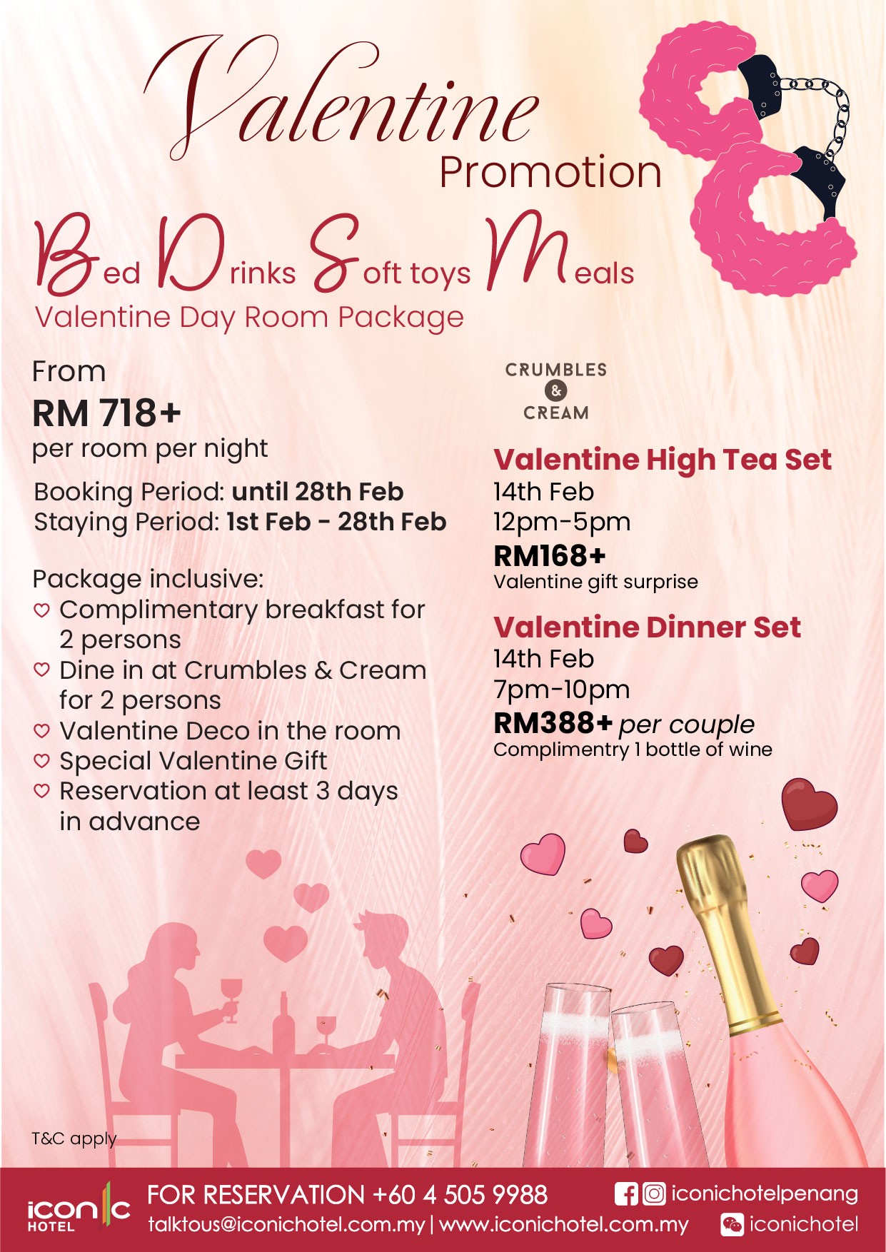 Valentine Promotion by Iconic Hotel