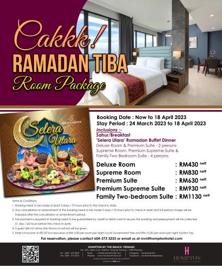 Cakk Ramadan Tiba Room Package by Hompton Hotel
