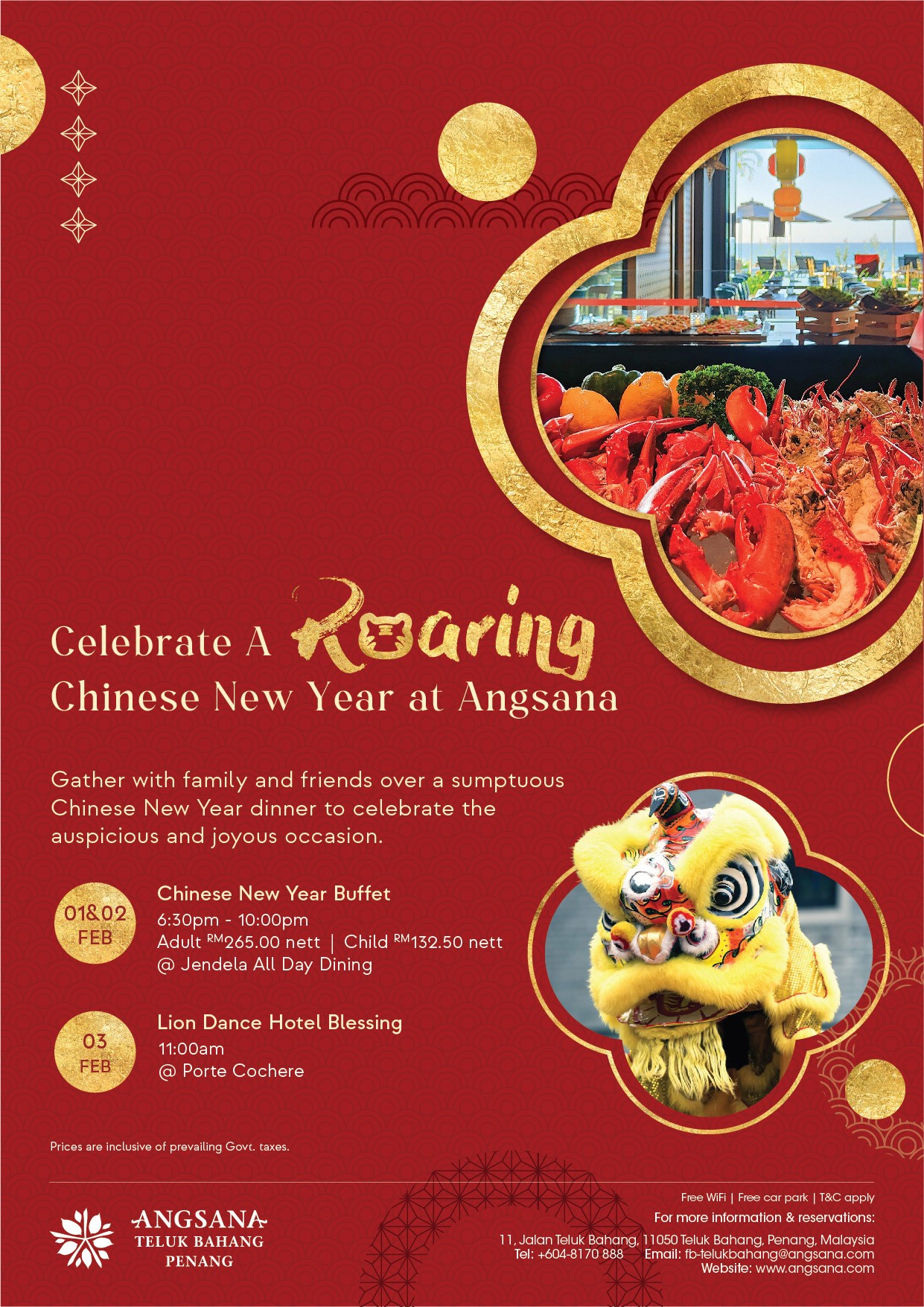 Chinese New Year Buffet by Angsana Teluk Bahang Penang
