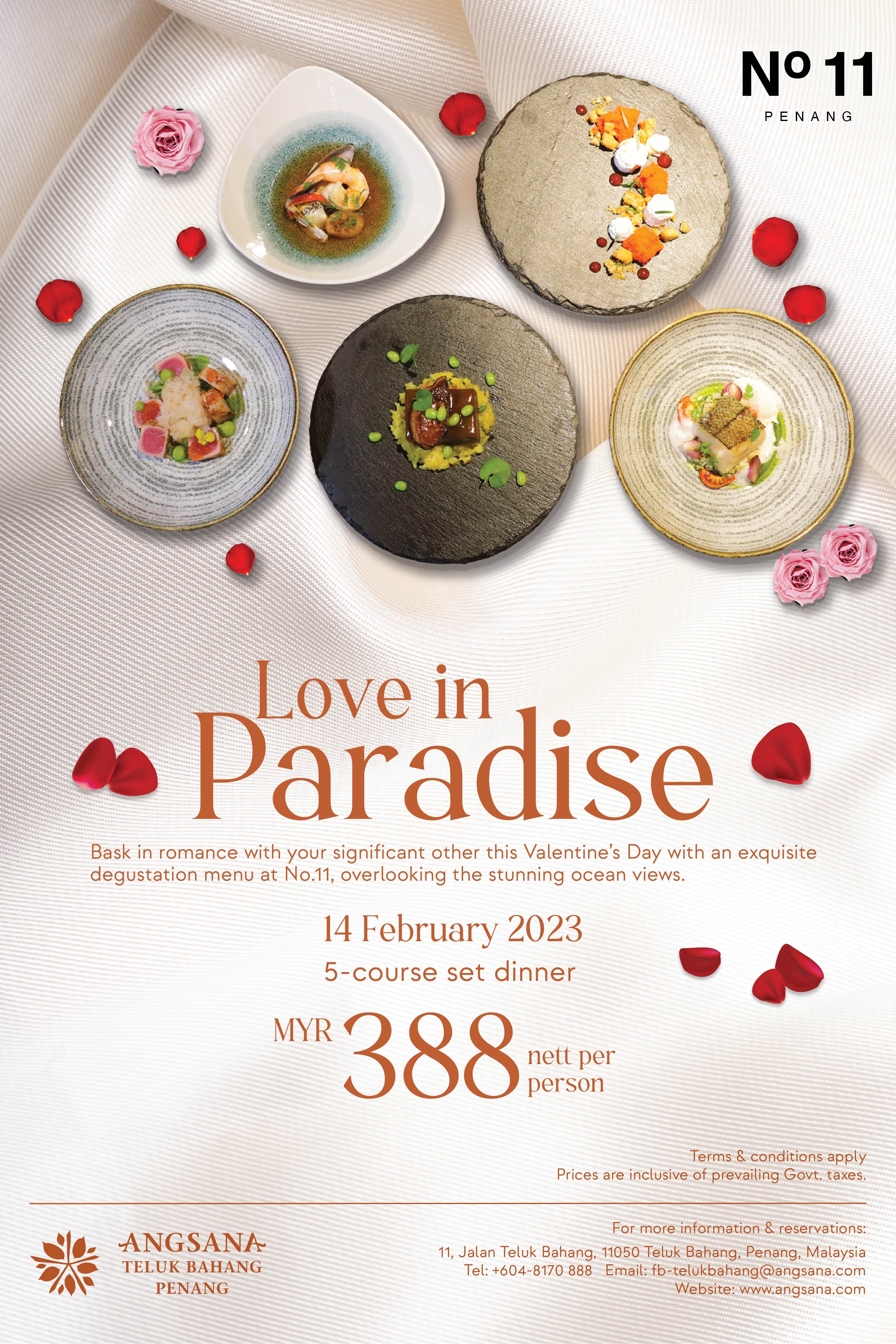 Love in Paradise by Angsana Teluk Bahang