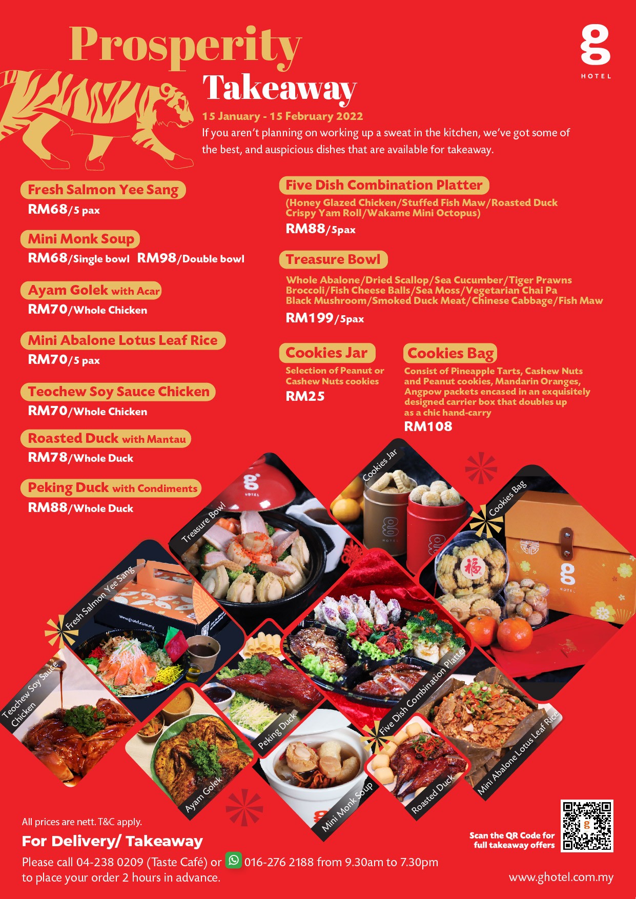 Chinese New Year Prosperity Takeaway by G Hotel
