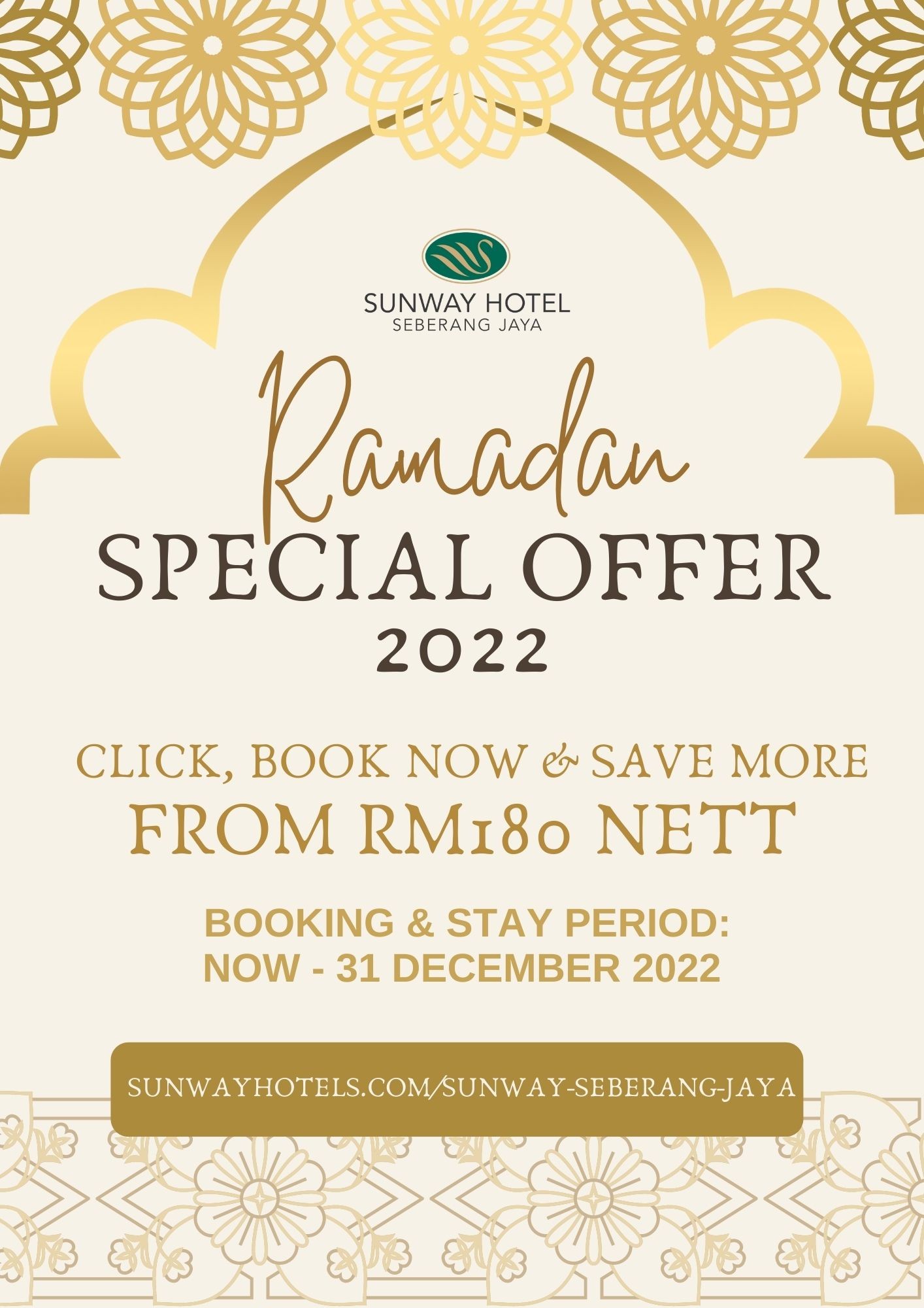 Ramadan Special Offer by Sunway Hotel Seberang Jaya